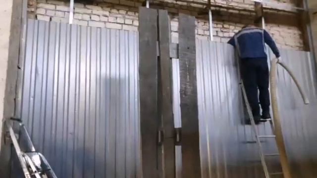 Бесшовное утепление производственных зданий утеплителем ECOWOOL