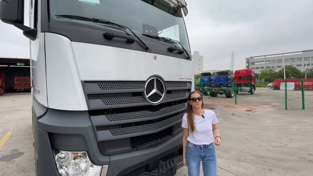 Водить тягач может быть комфортно! Отправка Mercedes-Benz Actros клиенту в РФ | #мерседес #actros