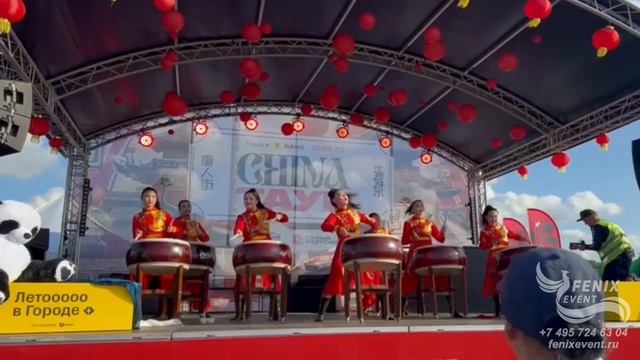 Заказать китайских барабанщиков на праздник, корпоратив и новый год в Москве - китайские артисты