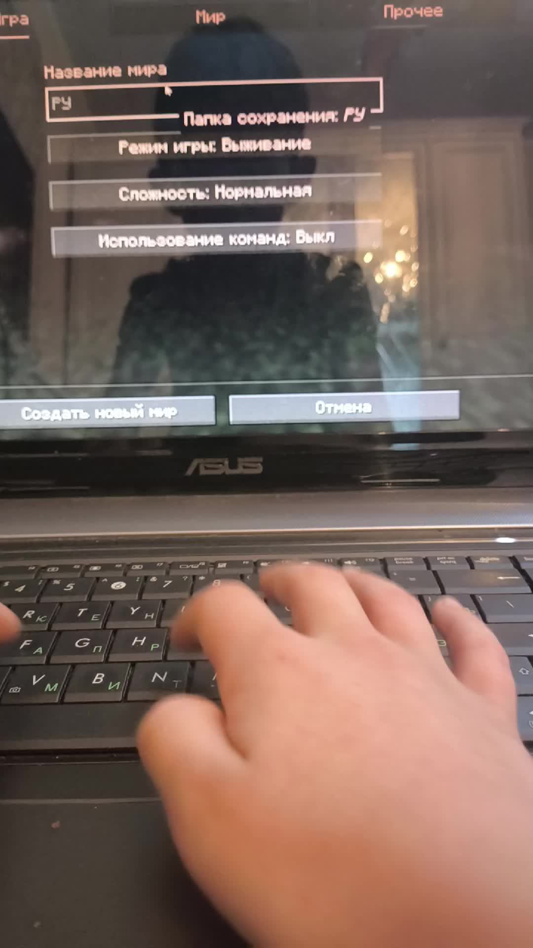 играем в minecraft