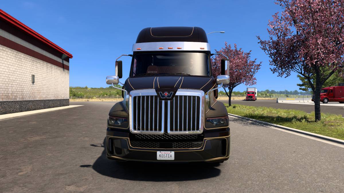 Рейс Айдахо-Фолс - Town Square в American Truck Simulator.