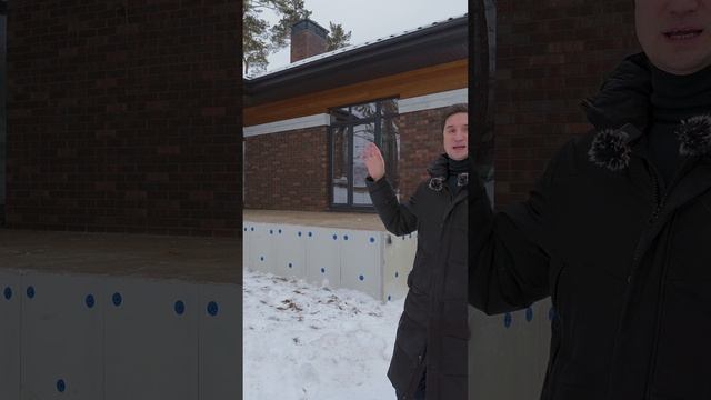 Дом с комбинированной облицовкой #одноэтажныйдом