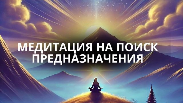 Медитация на Поиск Предназначения