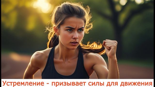 Устремление - призывает силы для движения