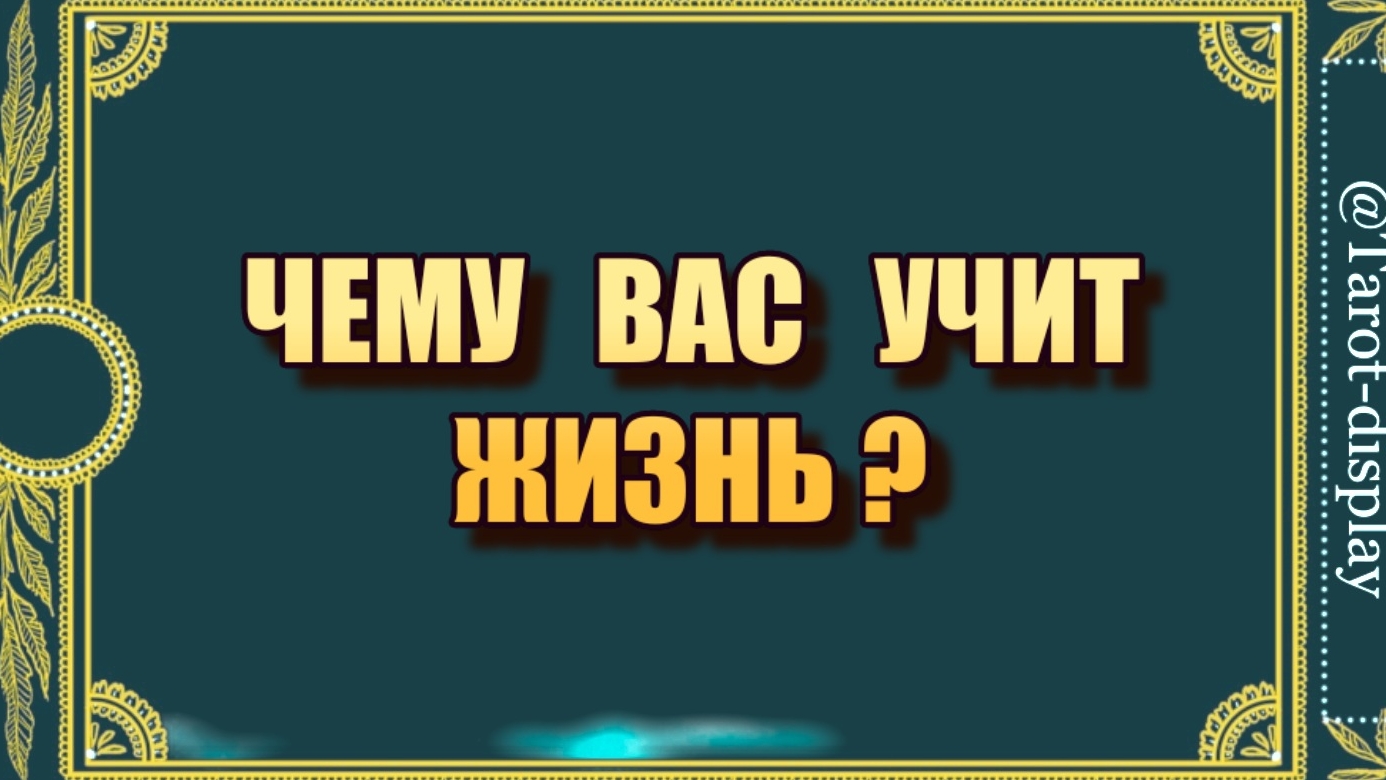 ЧЕМУ ВАС УЧИТ ЖИЗНЬ? 💯