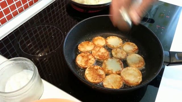 жаренные баклажаны с помидором. вкуснятина!!!