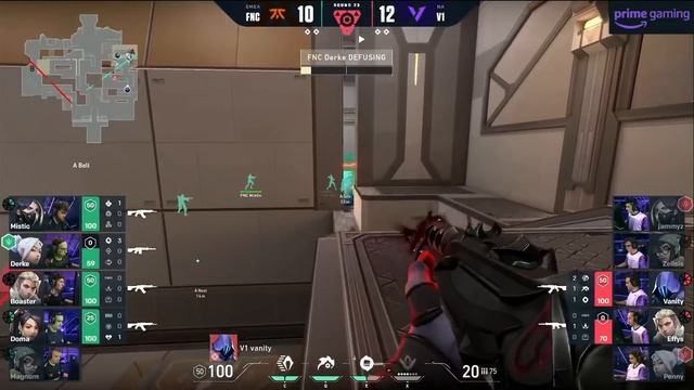 LOSER OUT! VERSION1 vs FNATIC - HIGHLIGHTS | VCT Stage 2 Masters - Reykjavík