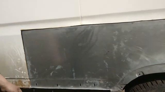 Опель Мована,сварочные работы часть 2