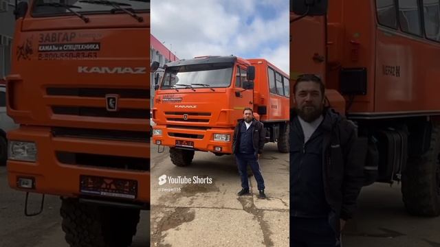 Вахтовый автобус НЕФАЗ 42111 на базе шасси Камаз 43502. Отзыв нашего покупателя из Кемеровской обл.