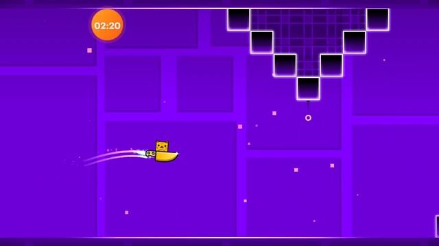 3 прохождения уровней из  Geometry dash