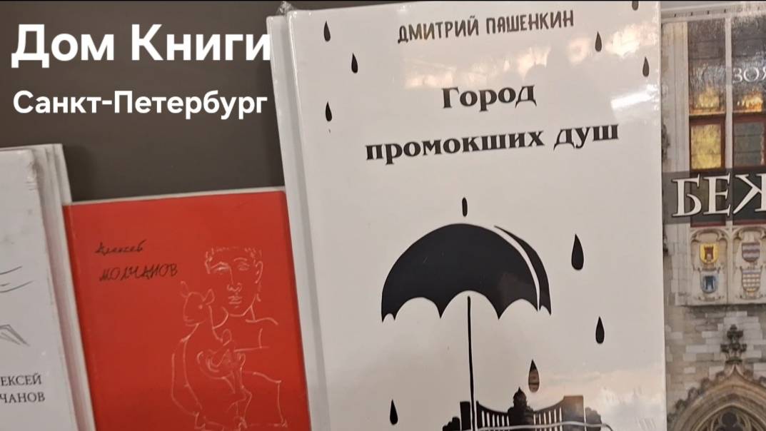 "ГОРОД ПРОМОКШИХ ДУШ" - новая книга петербургского автора Дмитрия Пашенкина - в Санкт-Петербурге!