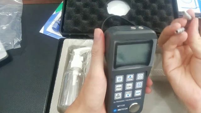 Hướng dẫn sử dụng máy siêu âm chiều dày kim loại Mitech Mt150 | Dai Nam
