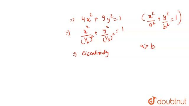 The coordinates of a focus of the ellipse `4x^(2) + 9y^(2) =1` are