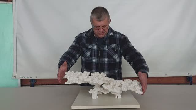 ДФ-346Л Декорация из биокерамики для морского аквариума.