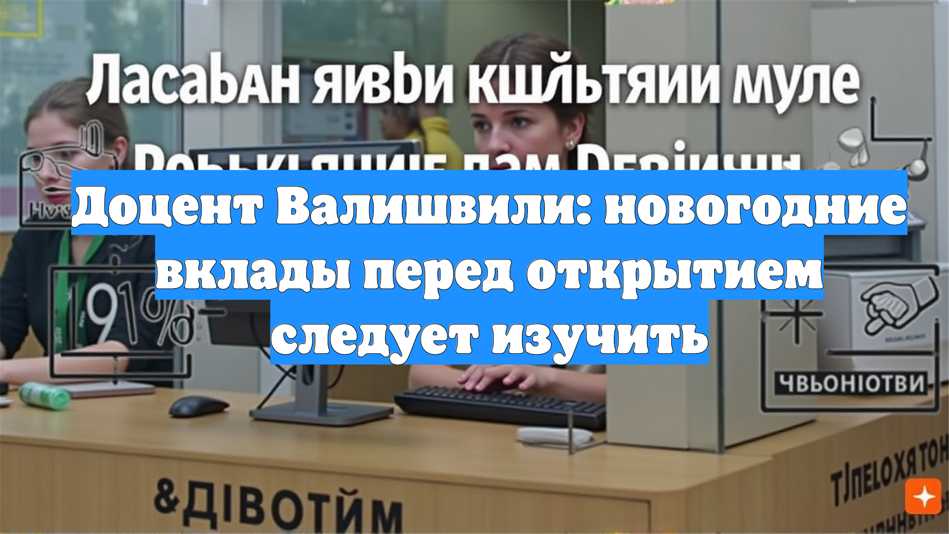 Доцент Валишвили: новогодние вклады перед открытием следует изучить