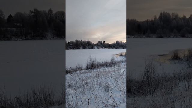 попытка поставить верши.19.12.2024