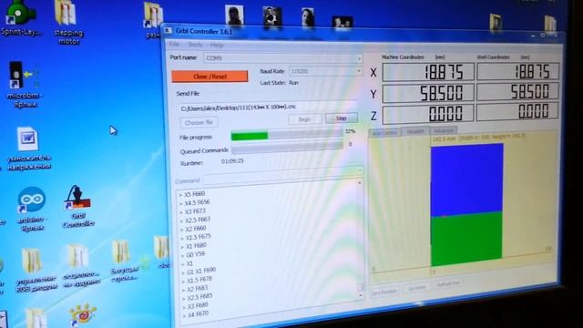 пробуем выжигать горячим воздухом на чпу