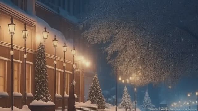 Нейросети показали зимние улицы современных городов