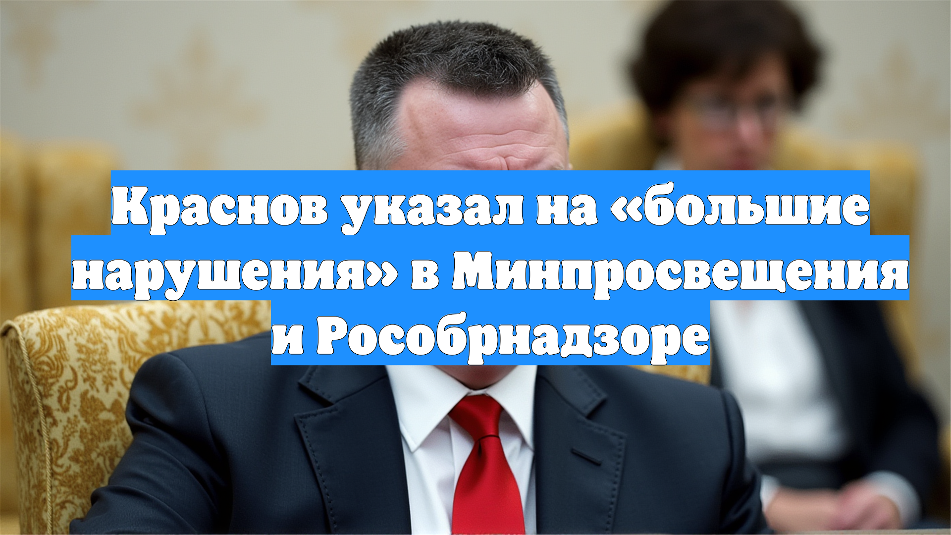 Краснов указал на «большие нарушения» в Минпросвещения и Рособрнадзоре