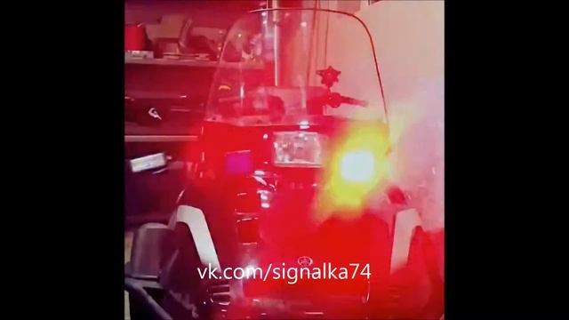 Видео от клиента стробоскопы красно синие