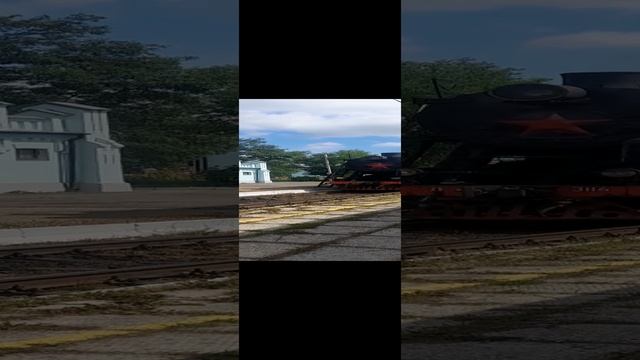 Приезд паровоза в Осташково