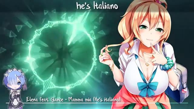 Nightcore - Mamma Mia (He's Italiano) - (Lyrics)
