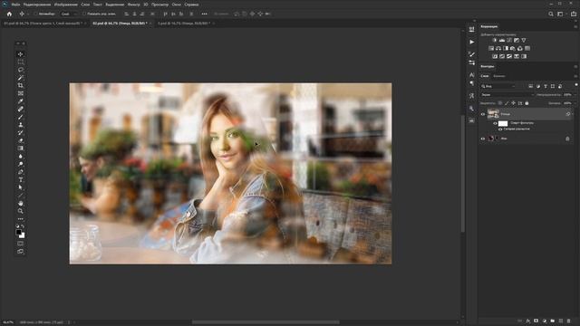 Реалистичное отражение в стекле | Уроки Фотошопа
