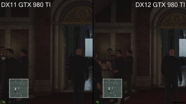 Hitman Pc DX12 Vs DX11 Frame Rate Comparison - GTX 980 TI
