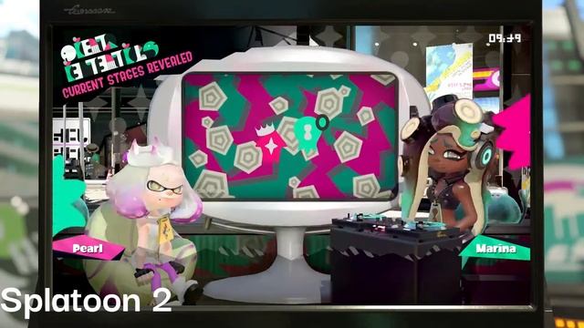 Вступительные заставки из игр Splatoon