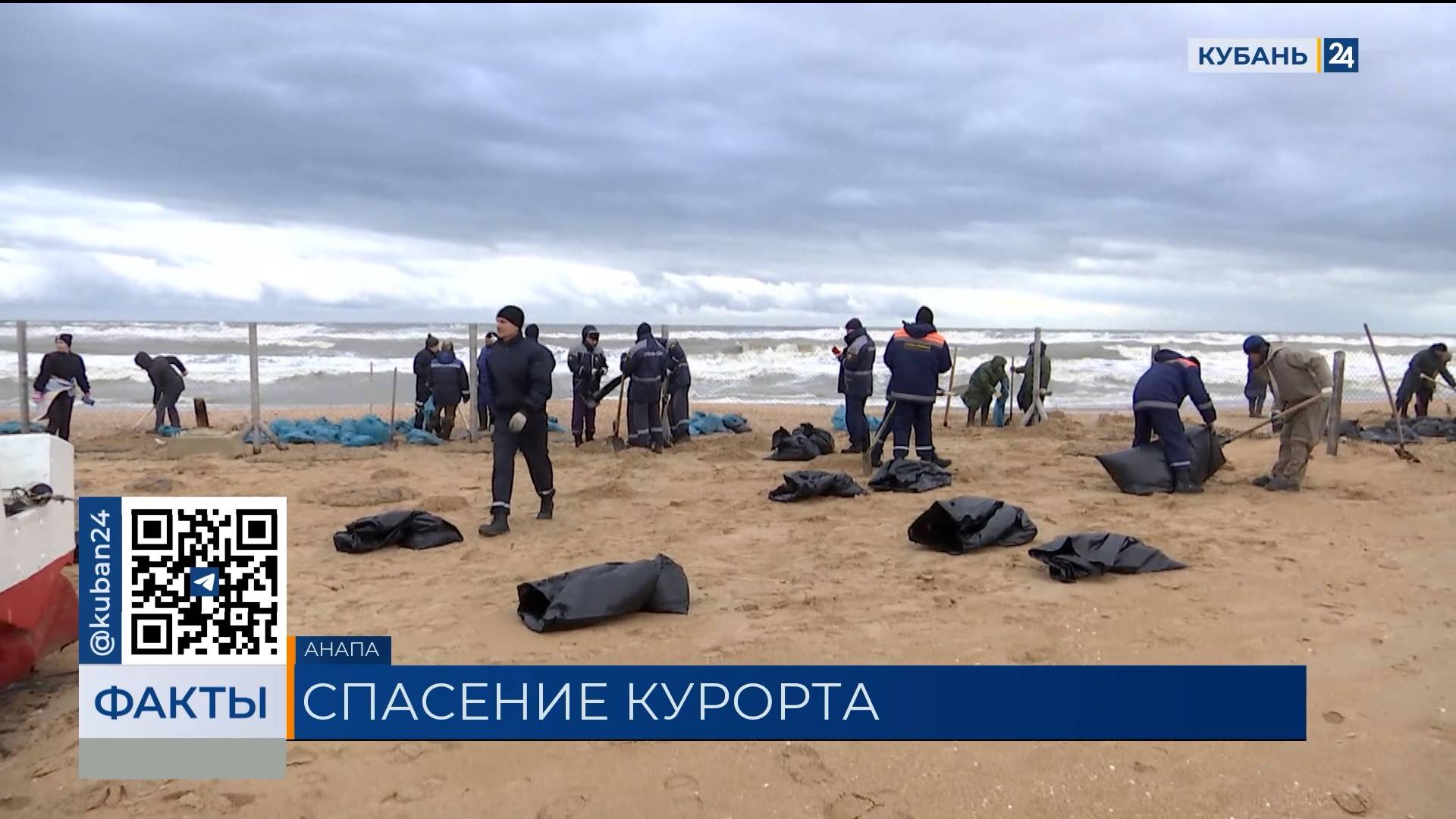 Более 4 тыс. волонтеров вышли на уборку пляжей Анапы после разлива мазута в море