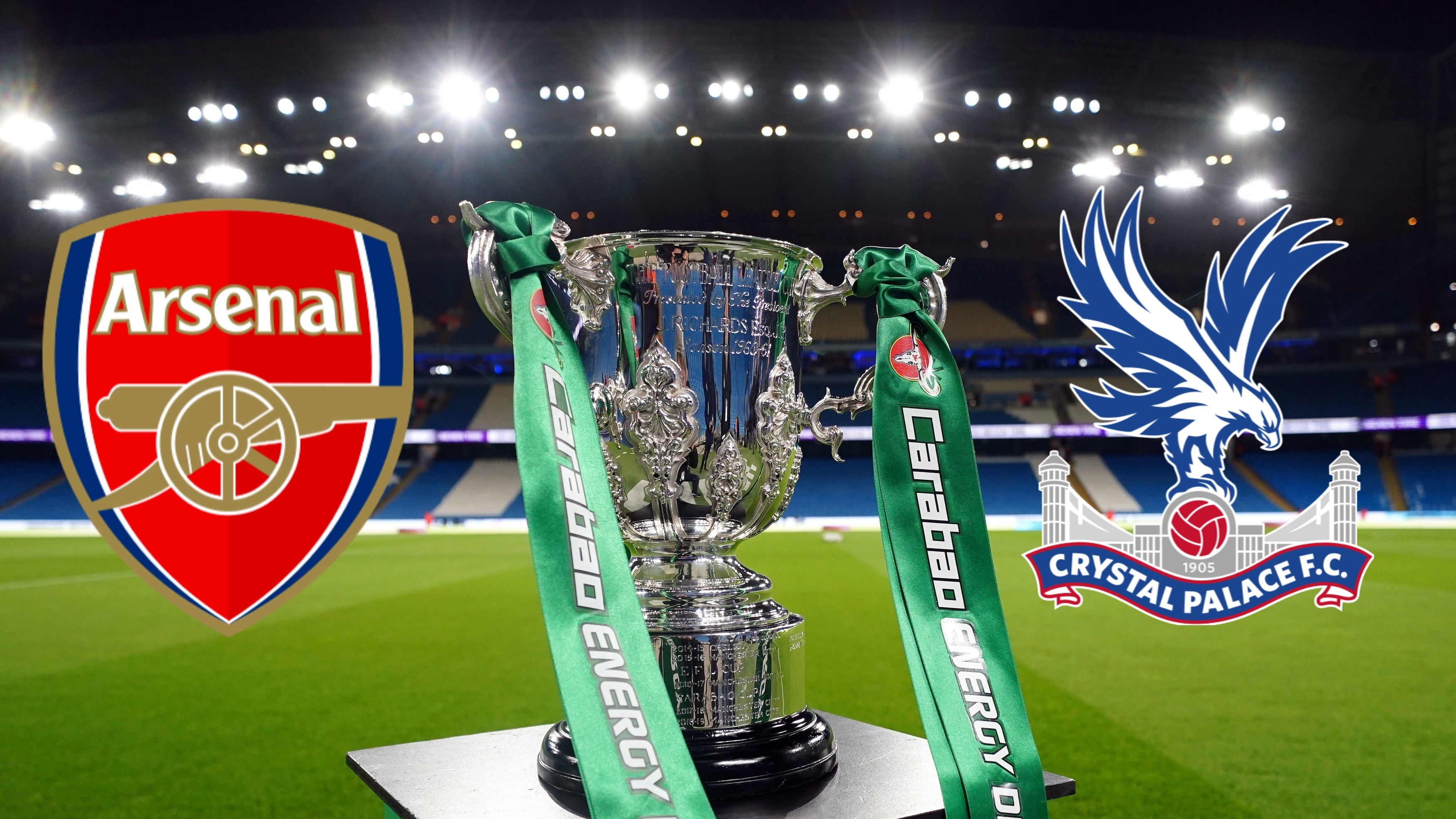 Арсенал Лондон - Кристал Пэлас все голы матча Английского Кубка Лиги 24/25