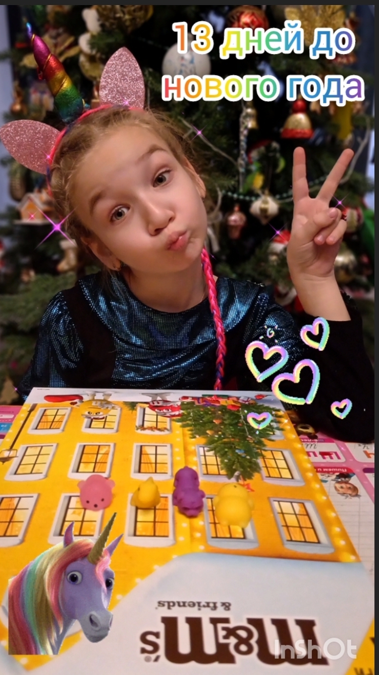 Новогодний адвент календарь. 13 дней до нового года.