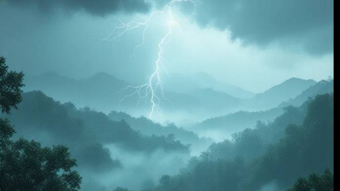 Зимняя ночная буря Метель и шепот ветра для учебы и отдыха