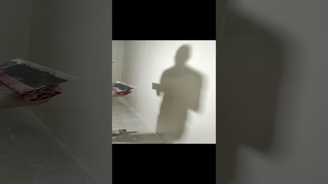 ьезвозбушная шпаклёвка, протяжка правильным шпателем