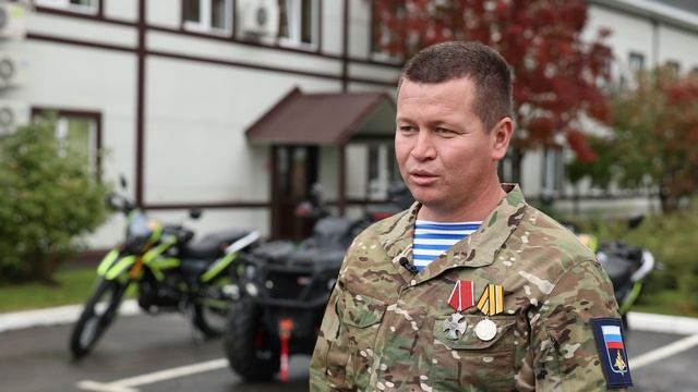 Вручение спецтехники для участников СВО 24 сентября