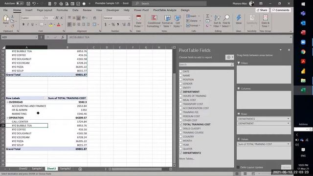 Top 5 Tricks in Pivotable - Pivotable Part 2