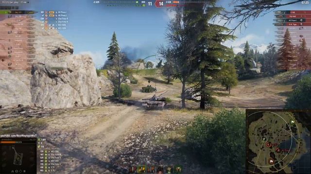 Мир танков. WOT. Бой на Объект 277 11.3 K урона