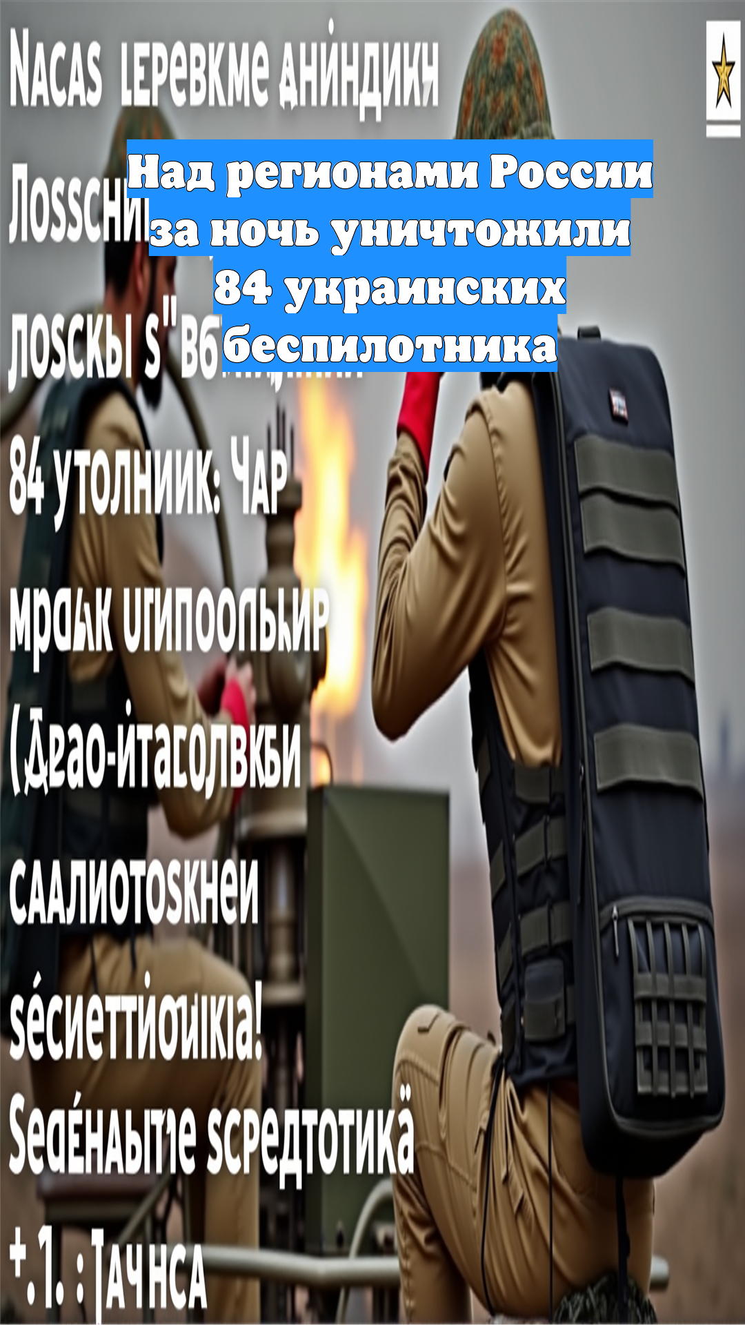 Над регионами России за ночь уничтожили 84 украинских беспилотника