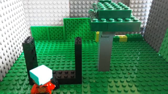 Minecraft stop motion manhunt 7