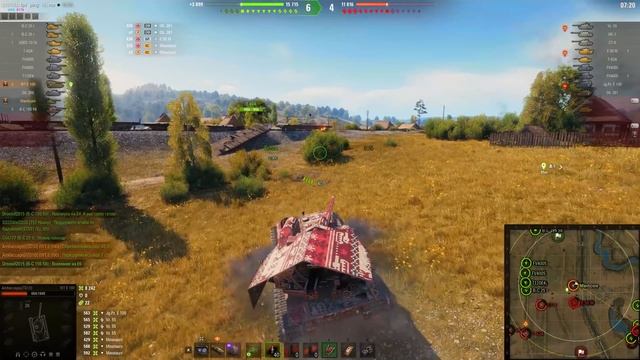 Мир танков. WOT. Бой на ПТ WT E 100