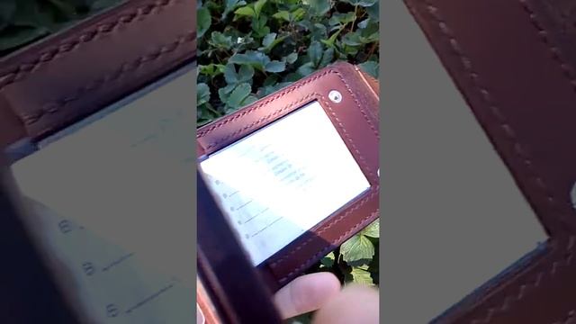 Портмоне из натуральной кожи. Ручная работа.