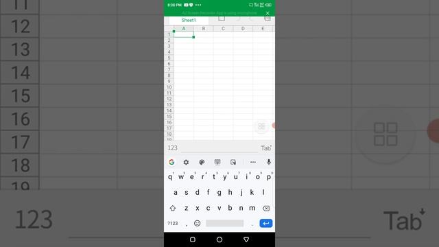 How to use Excel App in your smart phone.