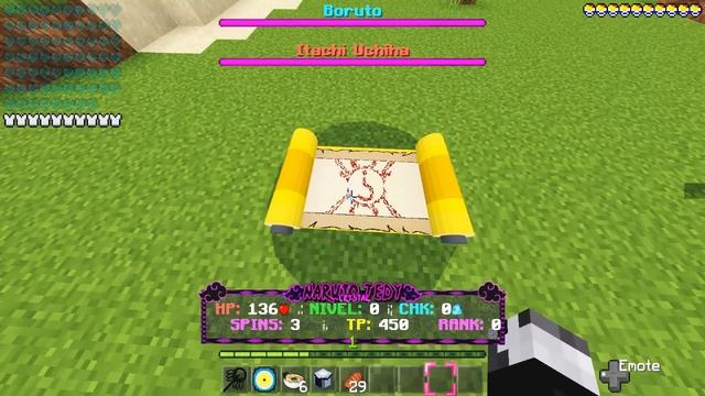 Minecraft Naruto Manhunt (1 Speedrunner vs 2 Caçadores) mas com SHARINGAN INFINITO