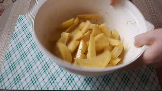 Fırından Buram Buram Baharat Kokusu😋 Bol Baharatlı Mısır Unlu Fırında Çıtır Patates Kızartması