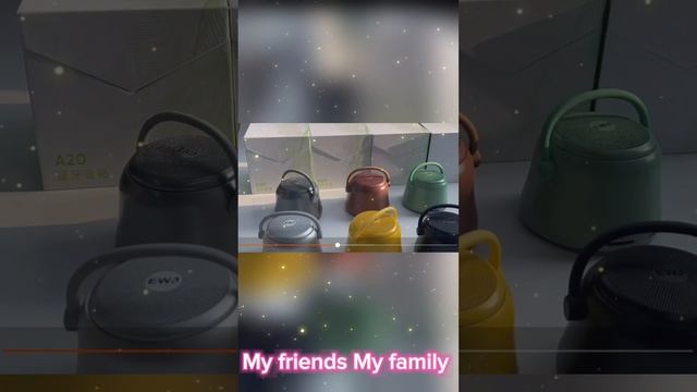 Портативная Bluetooth колонка. Очень мощная! 
My friends My family