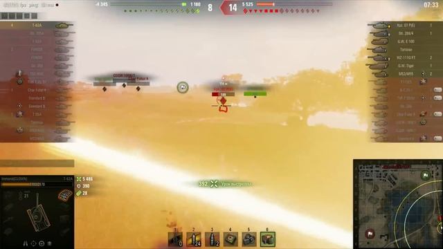 Мир танков. WOT. Бой на Т-62А