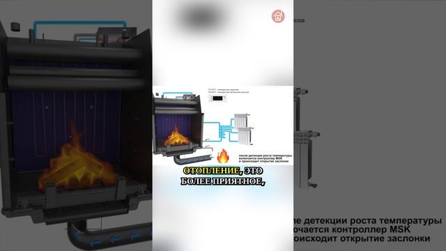 Тепло как в квартире? 💡 Узнай, как оптимизировать отопление дома! 🔥 #комфорт #отопление