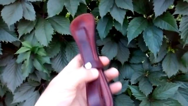 Слеппер из натуральной кожи.