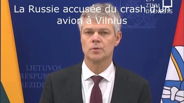 La Russie accusée du crash d'un avion à Vilnius