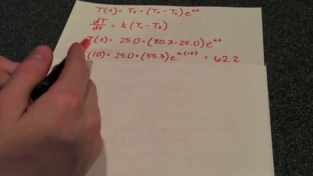 AP Calc Video - Newton's Law of Cooling